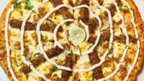 Behari Kabab Pizza